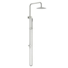 Elle 250mm 316 Stainless Steel Outdoor Twin Shower & Mixer Package